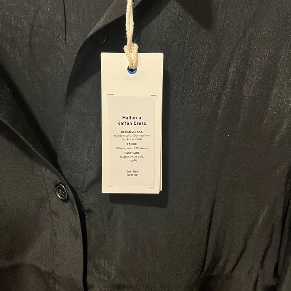 MerSea Mallorca Kaftan Dress, OS, NWT, Black - Picture 11 of 12